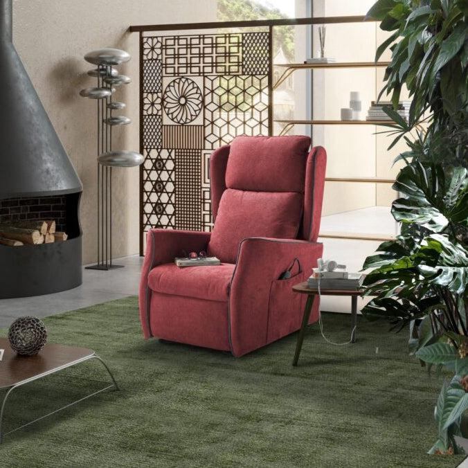 Poltrona Relax 2 MOTORI CON ALZAPERSONA E PEDIERA ESTENSIBILE - Modello KIARA SUPER