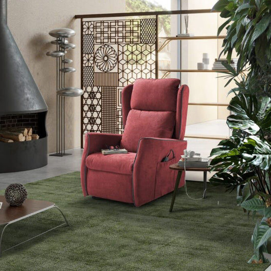 Poltrona Relax 2 MOTORI CON ALZAPERSONA E PEDIERA ESTENSIBILE - Modello KIARA SUPER