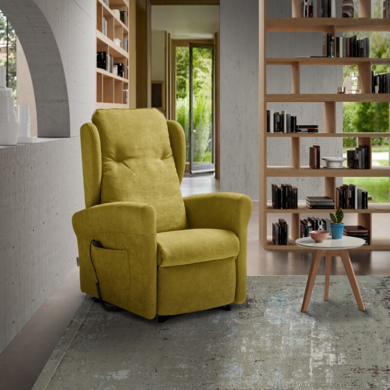 Poltrona Relax 2 MOTORI CON ALZAPERSONA - Modello OMEGA